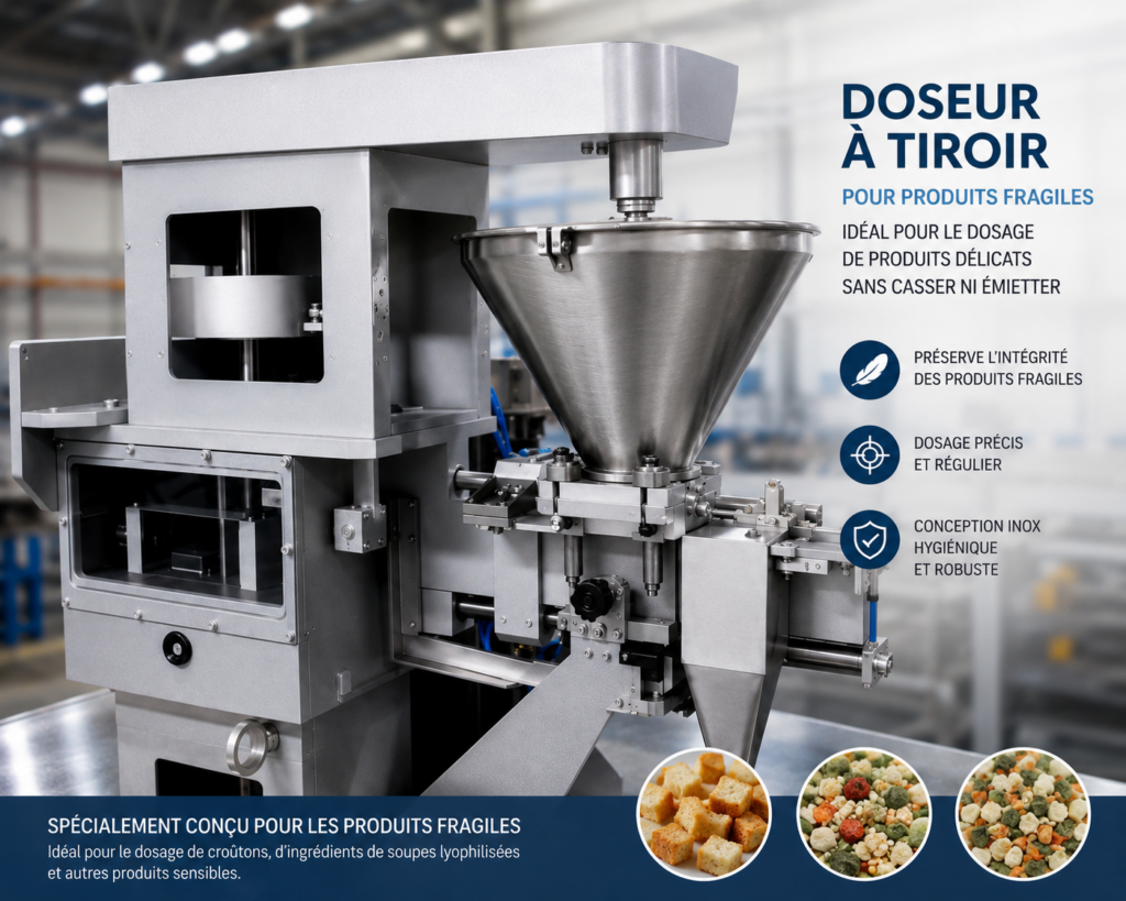 Système de dosage à tiroir