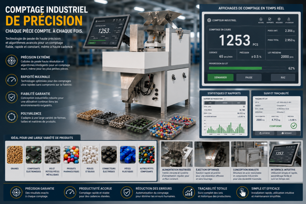 Détails système de comptage automatique pièce par pièce