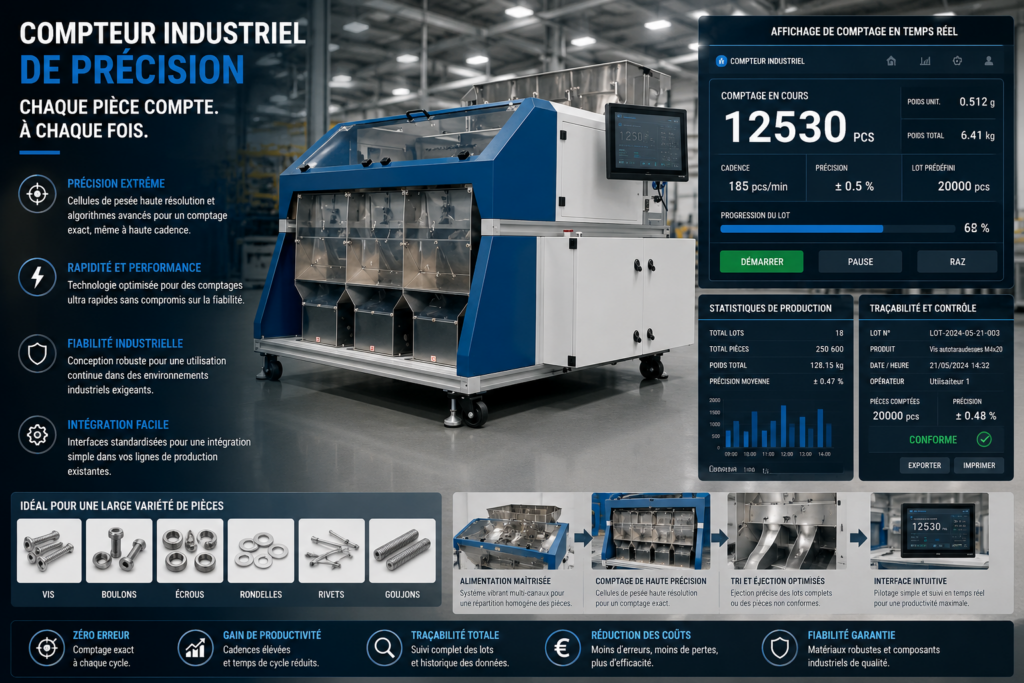 Compteur industriel haute cadence