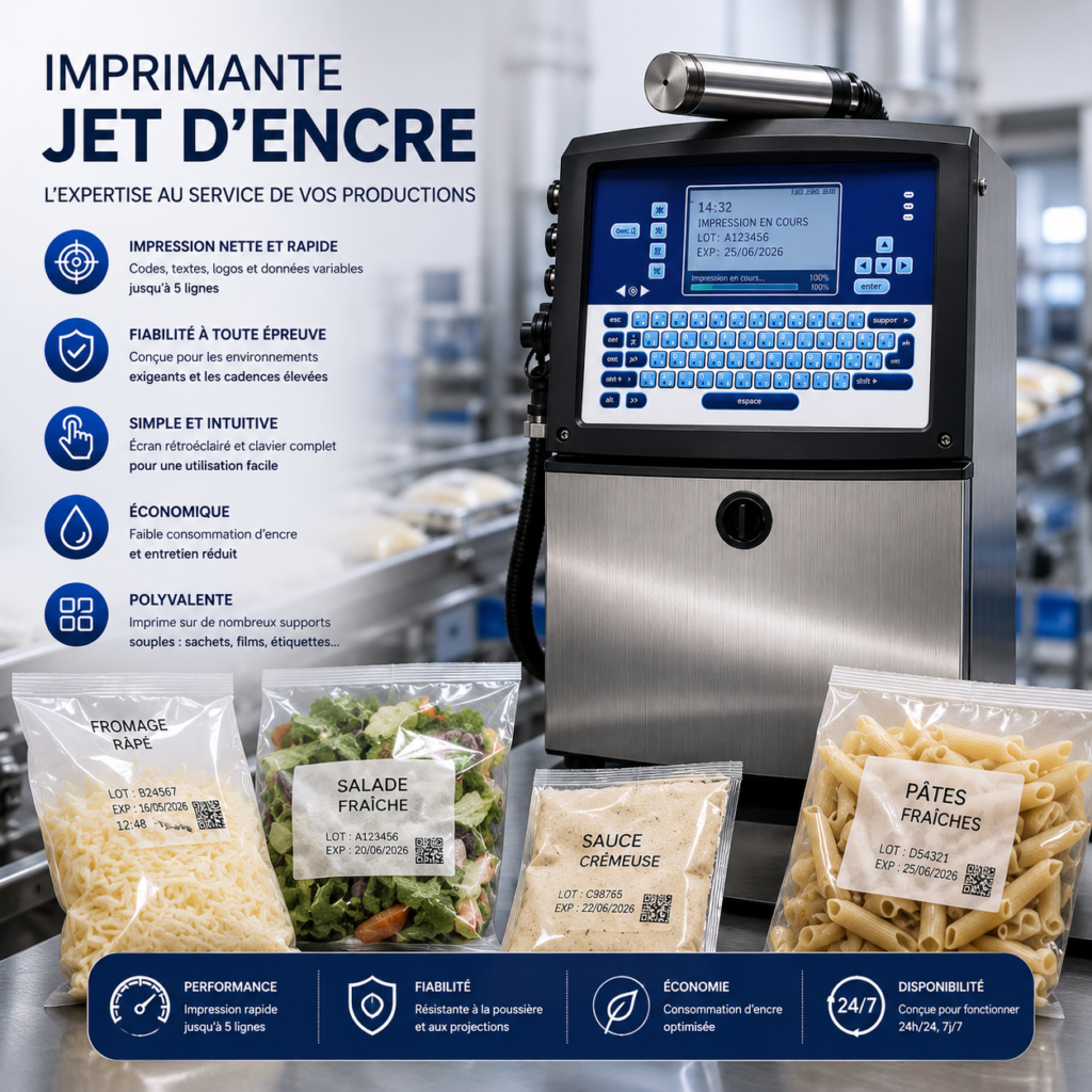 Imprimante industrielle à jet