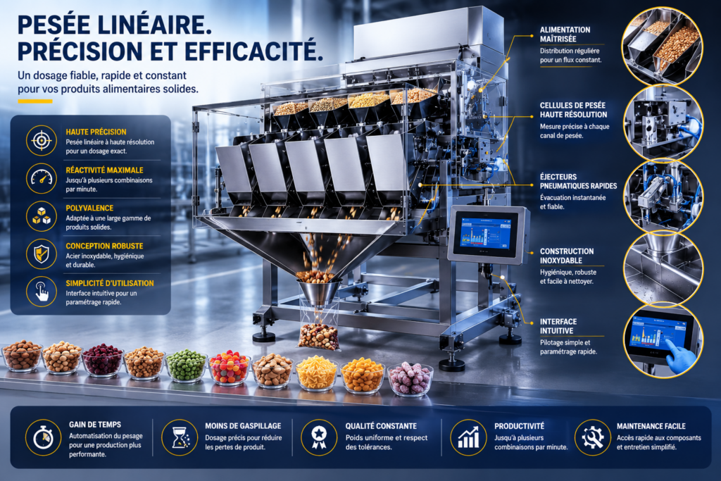 Avantages peseuse linéaire
